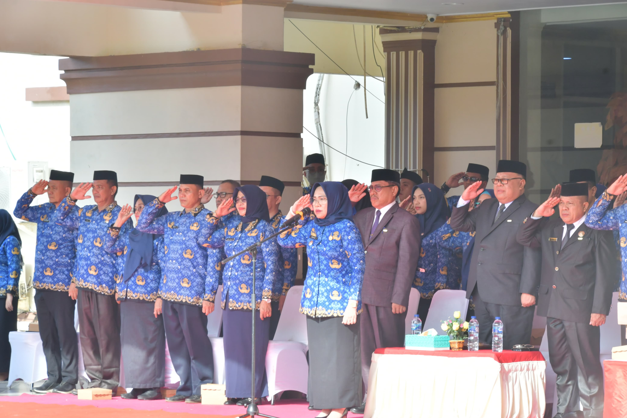 Irup HUT Korpri ke- 53, Pj Bupati Gorut sampaikan Sambutan Presiden Prabowo