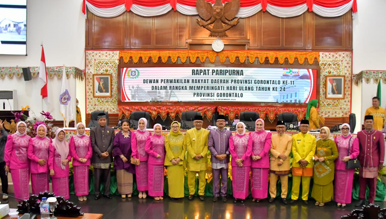 Pj Bupati Sila Botutihe Hadiri Rapat Paripurna DPRD Provinsi Gorontalo