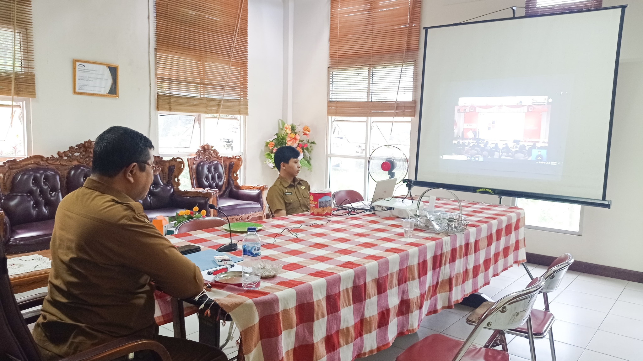 Inspektur Daerah Gorontalo Utara Mengikuti Puncak Peringatan Hakordia Tahun 2024