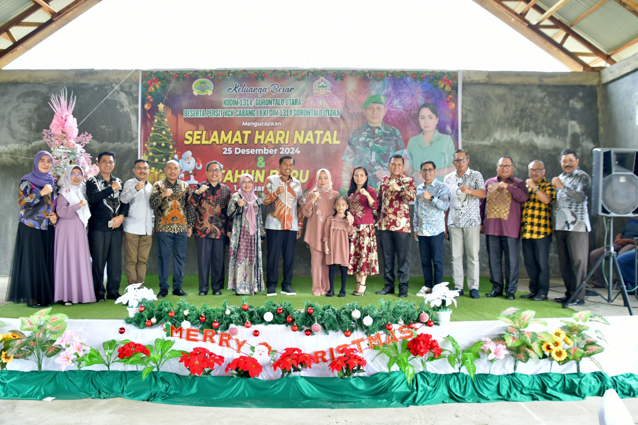 Pj Bupati Sila Botutihe Safari Natal di Tiga Titik Lokasi