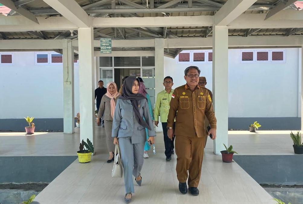 Sekda Gorut Hadiri Survey Akreditasi Rumah Sakit Tolinggula Melayani