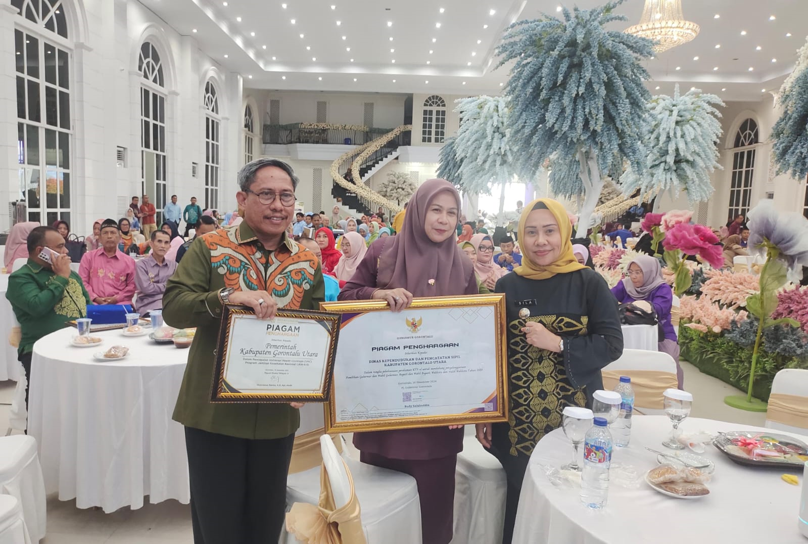 Gorontalo Utara Raih Sejumlah Penghargaan Pada Puncak Peringatan HKN Ke-60 Tingkat Provinsi Gorontalo