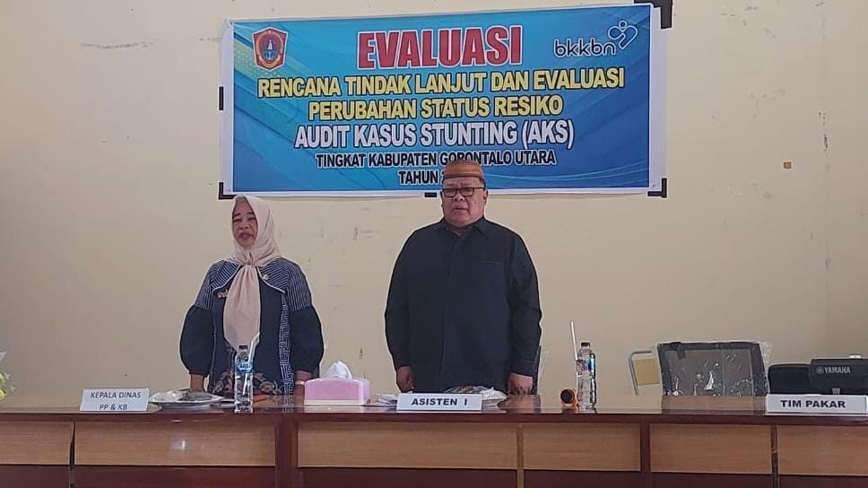 Asisten I Setda Gorut Membuka Kegiatan Evaluasi Rencana Tindak Lanjut dan Evaluasi Perubahan Status Resiko AKS