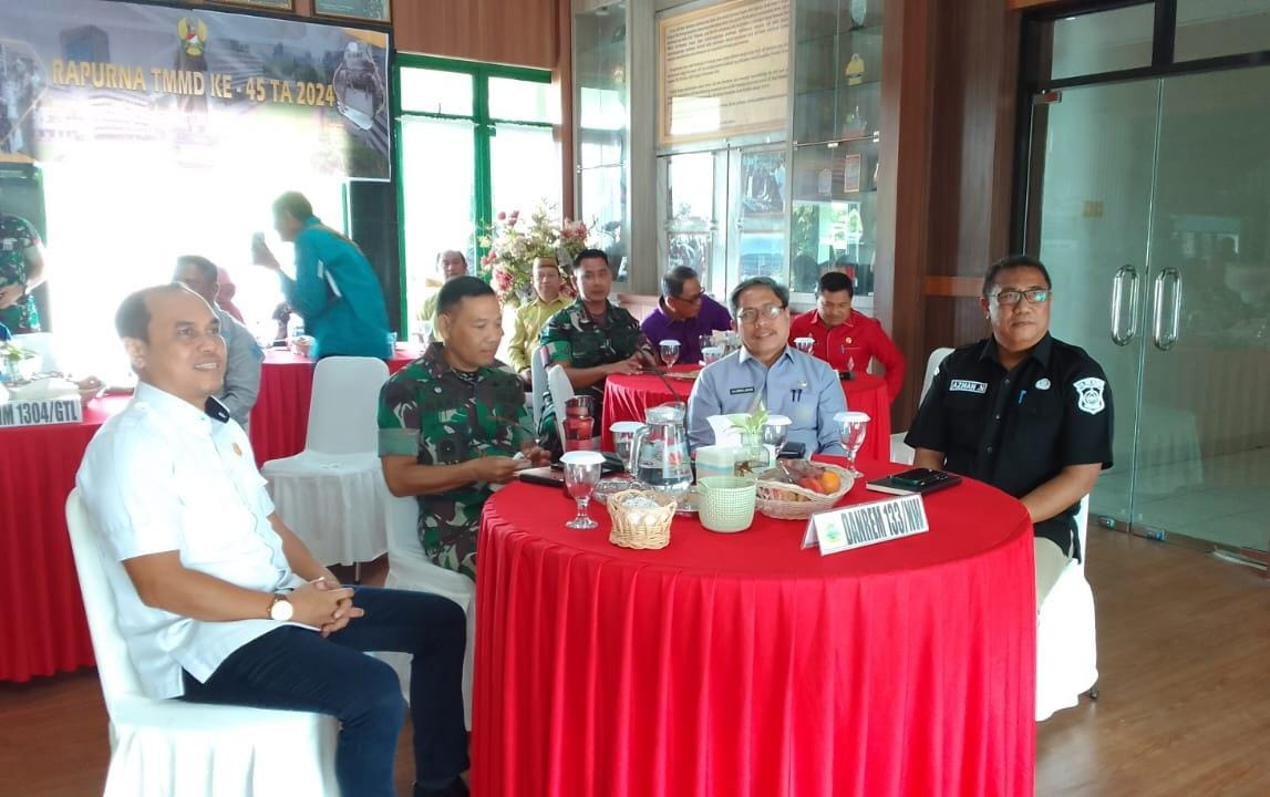 Sekda Suleman Hadiri Rapurna TMMD ke- 45 di Makorem 133/Nani Wartabone