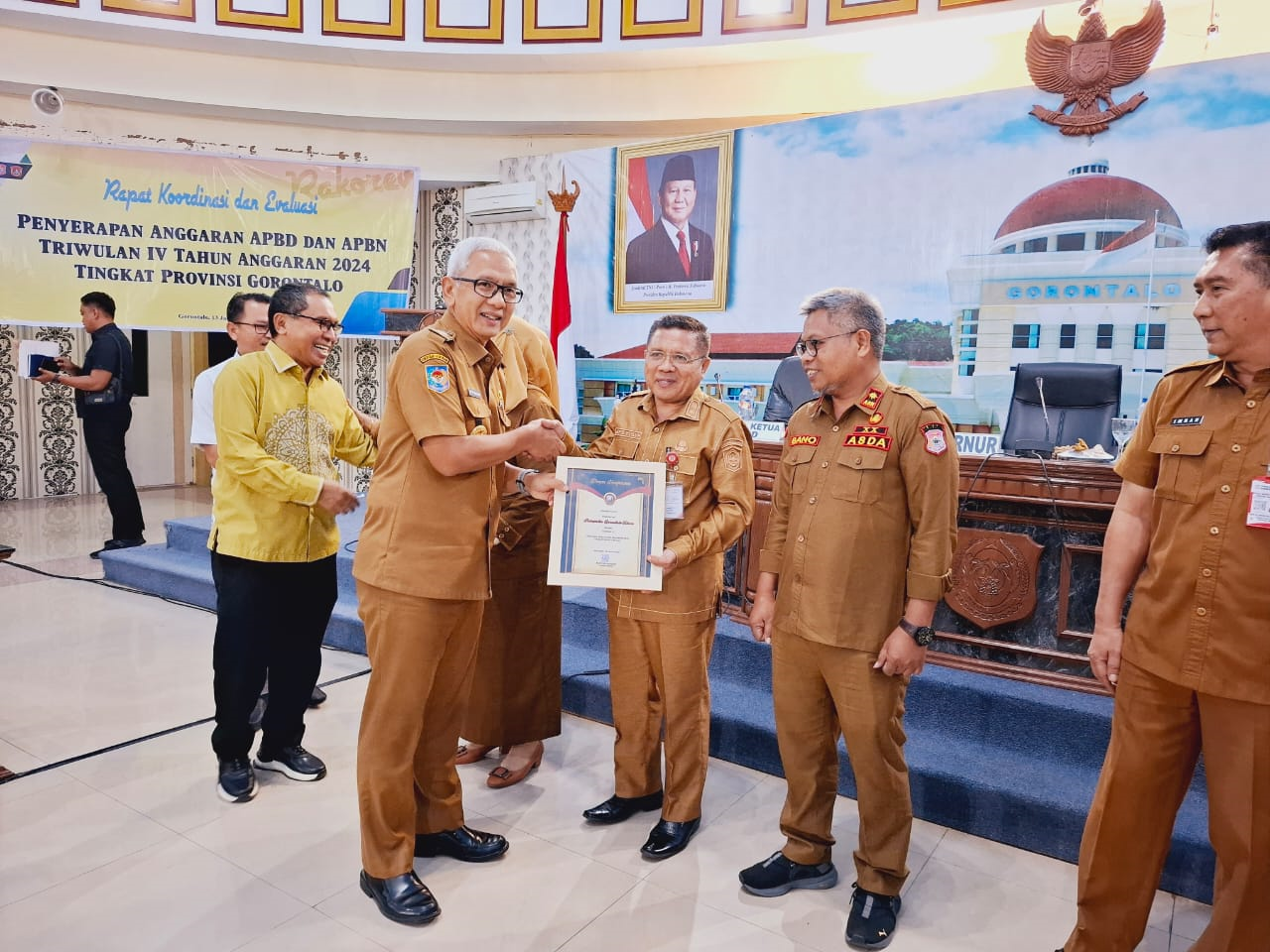 Pemkab Gorontalo Utara Raih Predikat Terbaik Penyerapan APBD Tahun Anggaran 2024