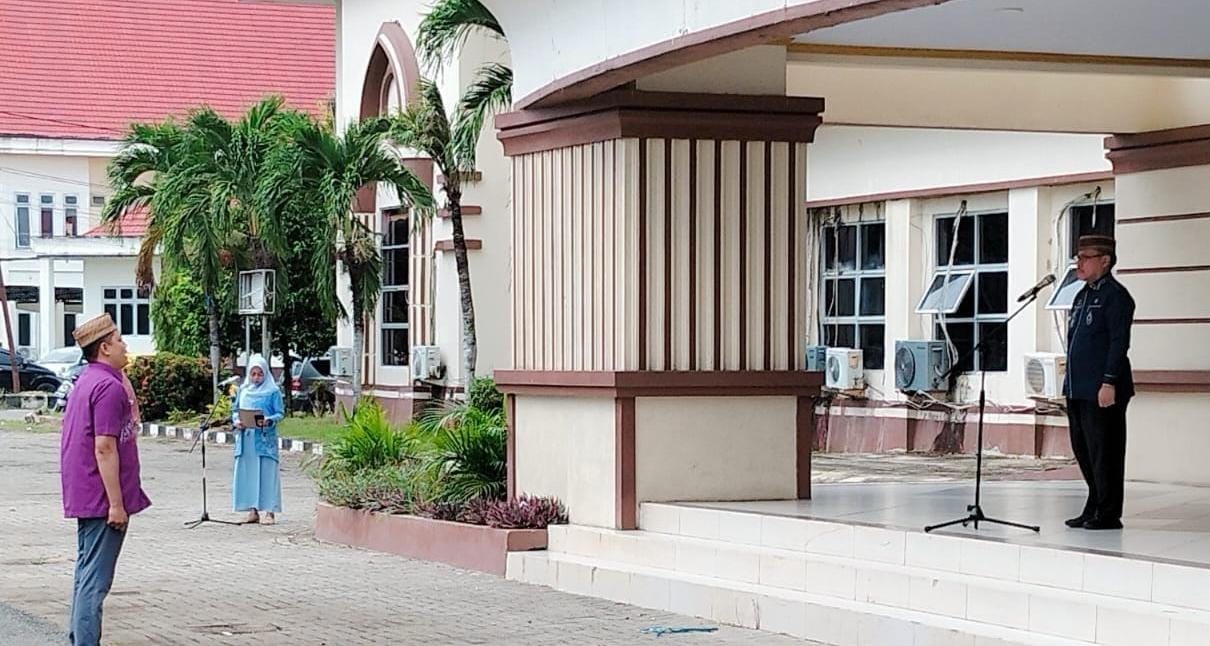 Sekda Gorontalo Utara Jadi Pembina Apel Kerja Awal Tahun 2025