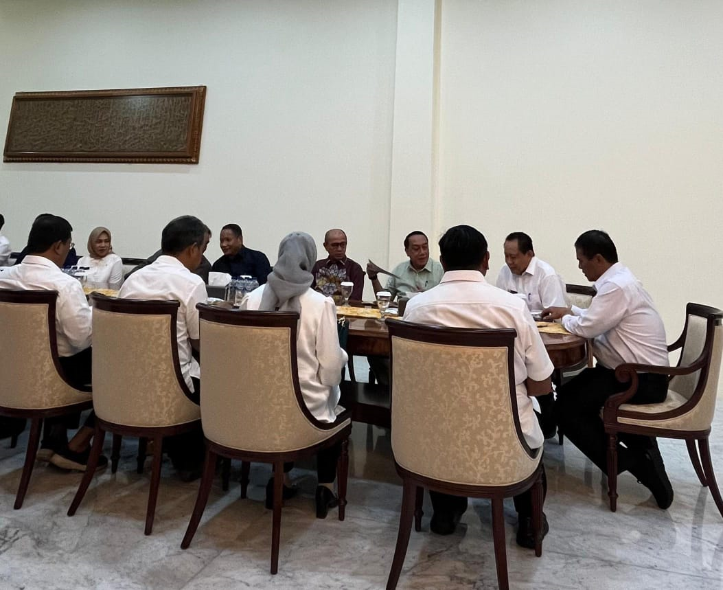 Pj. Bupati Gorontalo Utara dampingi Gubernur Gorontalo Audiensi dengan Menteri Pertanian Republik Indonesia