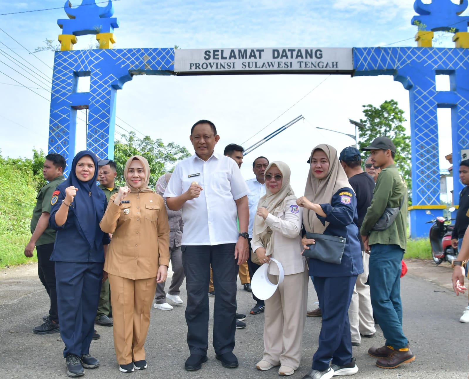 Hari Kedua Kunker Gubernur dan Wakil Gubernur Gorontalo ke Kabupaten Gorontalo Utara Pj. Bupati Sila Botutihe Tetap Setia Mendampingi