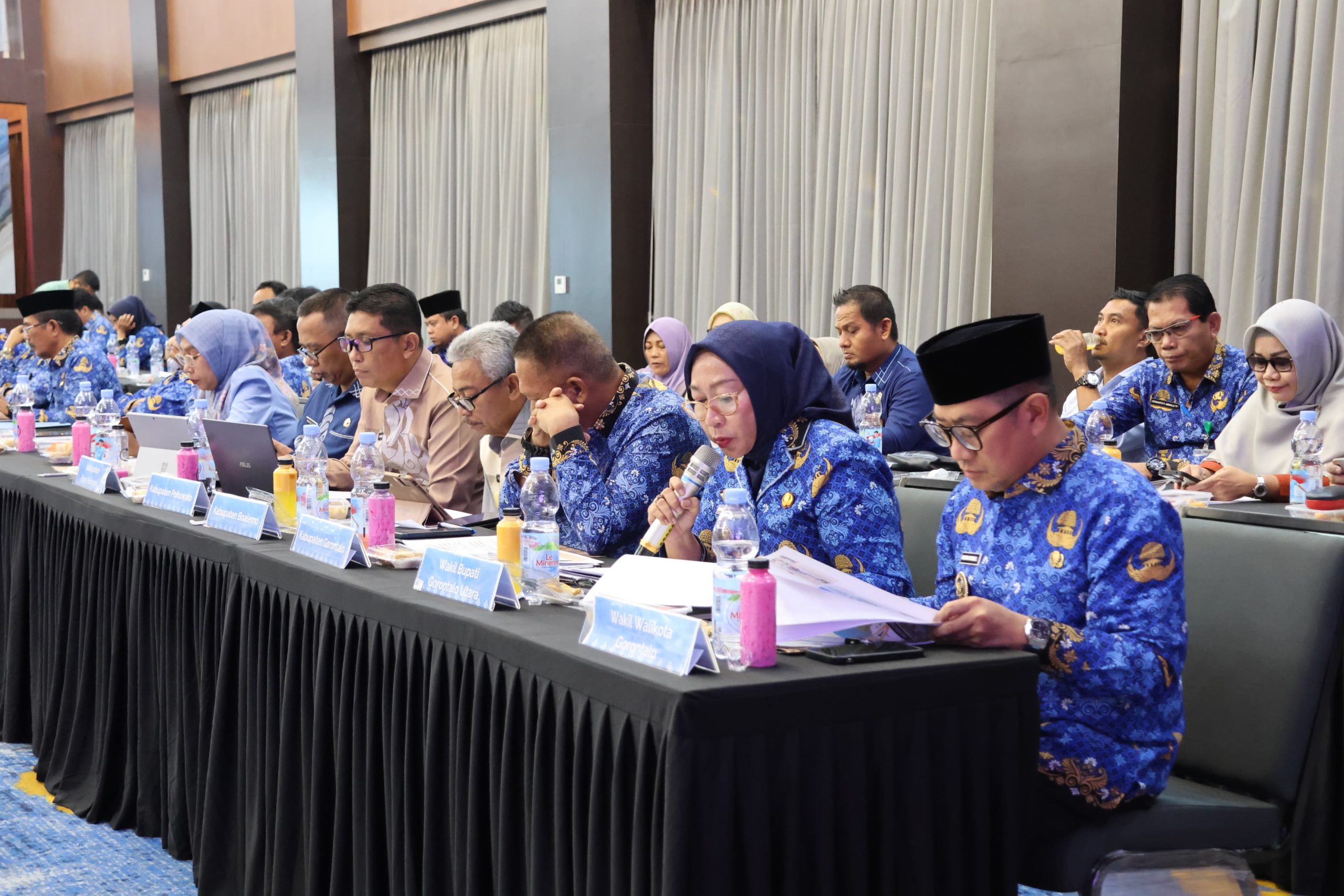 Wakil Bupati Gorontalo Utara Mengikuti High Level Meeting Tim Pengendalian Inflasi Daerah  Provinsi, Kota dan Kabupaten se- Gorontalo