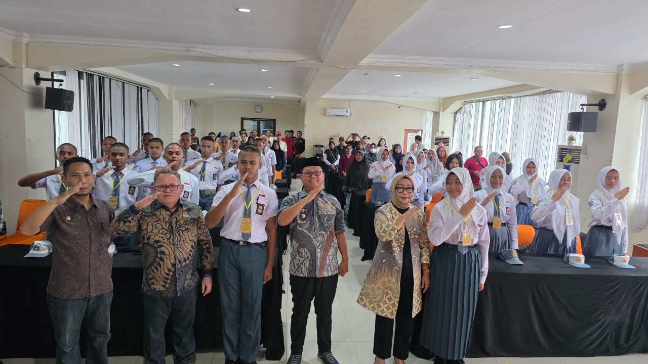 Bupati dan Wakil Bupati Gorontalo Utara Membuka Diklat Calon Paskibraka Kabupaten Gorontalo Utara Tahun 2025
