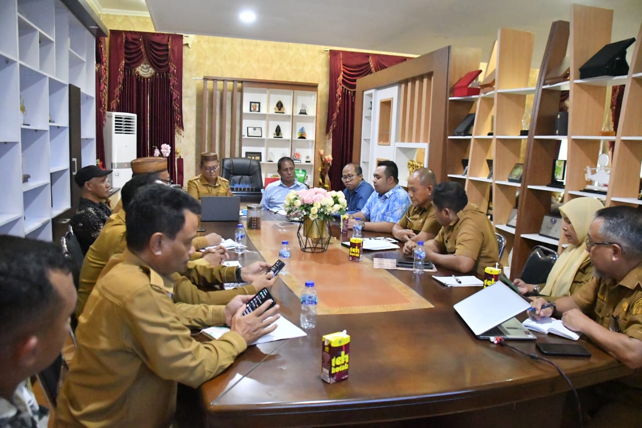 Bupati Thariq Modanggu Pimpin Rapat Badan Kerja Sama Utara-Utara (BKSU)