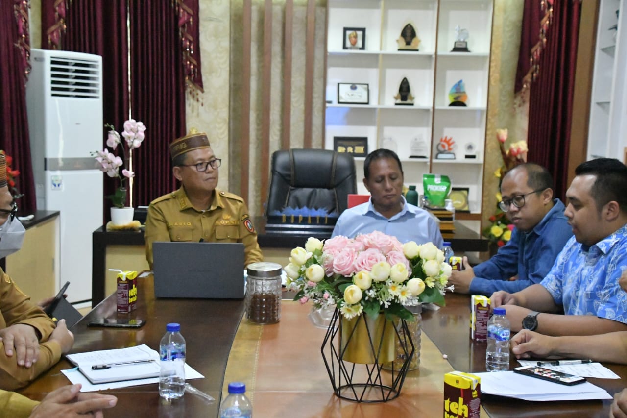  Bupati Thariq Modanggu Menerima Kunjungan dari Manajemen Rumah Tani Nusantara