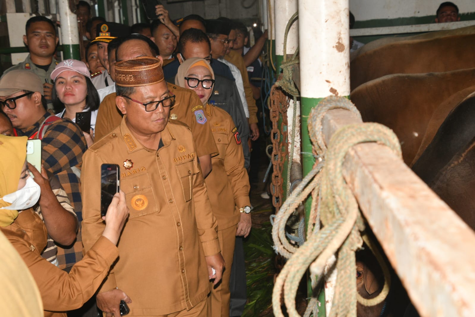 Bupati Thariq Modanggu dan Wabup Nurjanah Hasan Yusuf Dampingi Gubernur dan Wagub Gorontalo Melepas Sapi Potong ke Kalimantan Utara