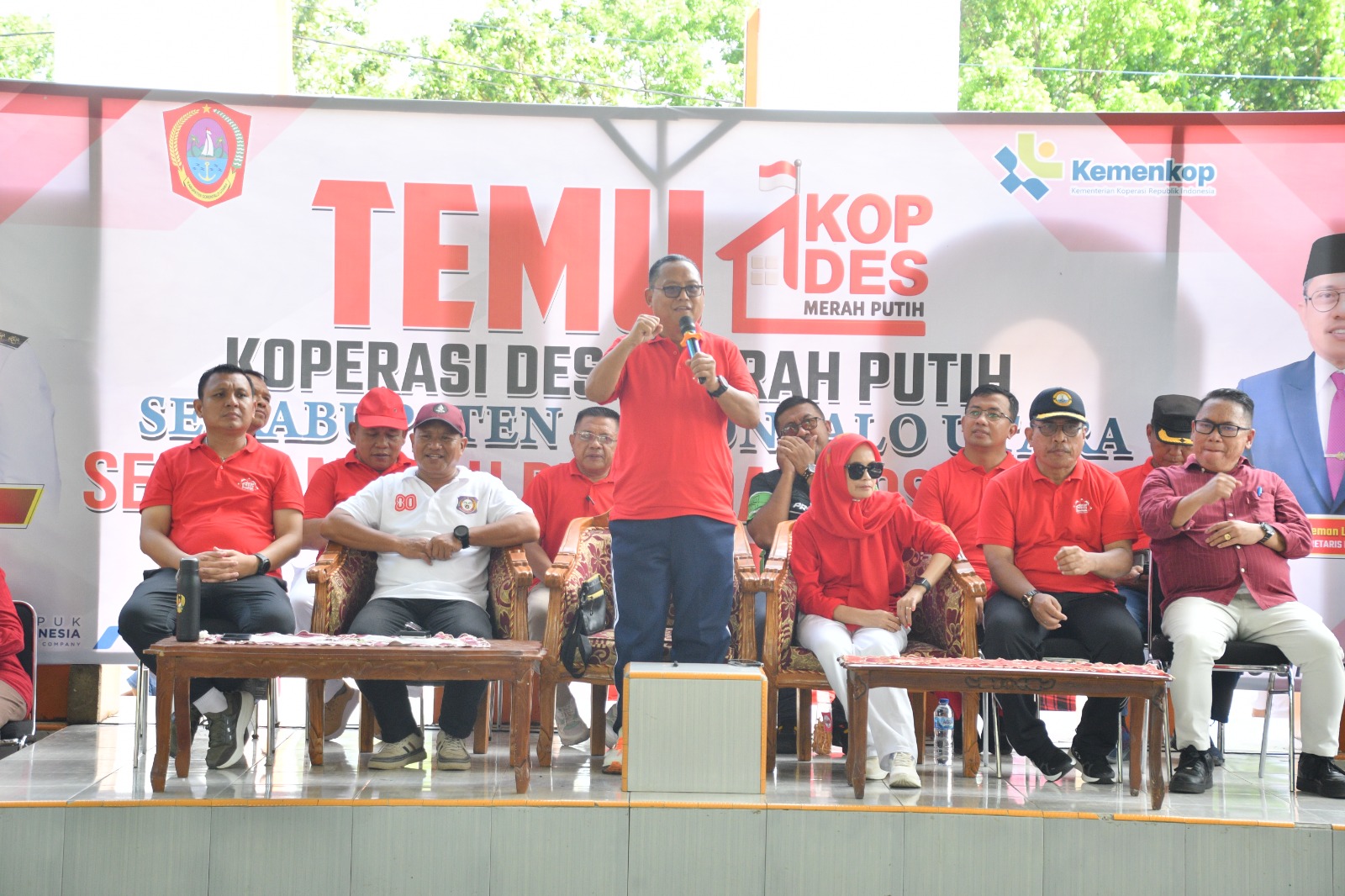 Bupati Thariq Modanggu Membuka Kegiatan Temu Koperasi Desa se-Kabupaten Gorontalo Utara