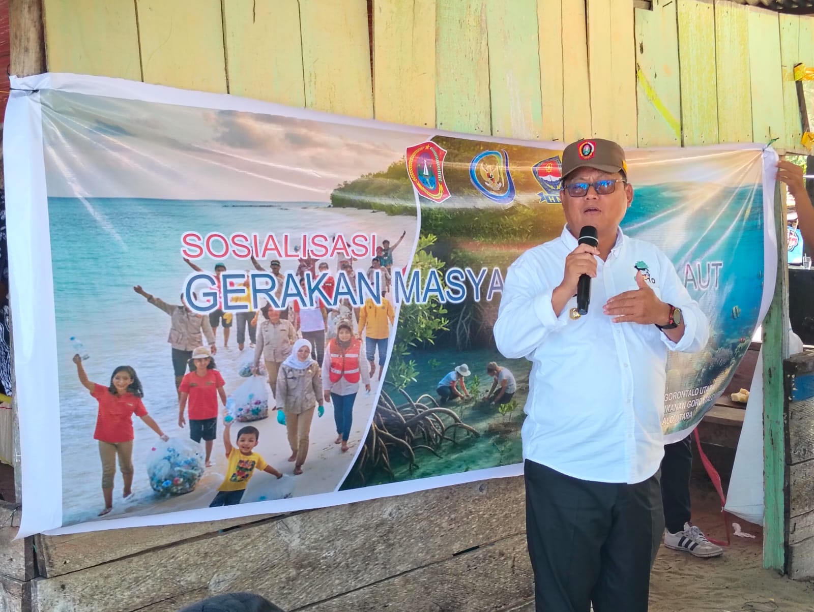 Gelorakan Semangat Cinta Laut, Bupati Thariq Modanggu Buka Sosialisasi Masyarakat Cinta Laut