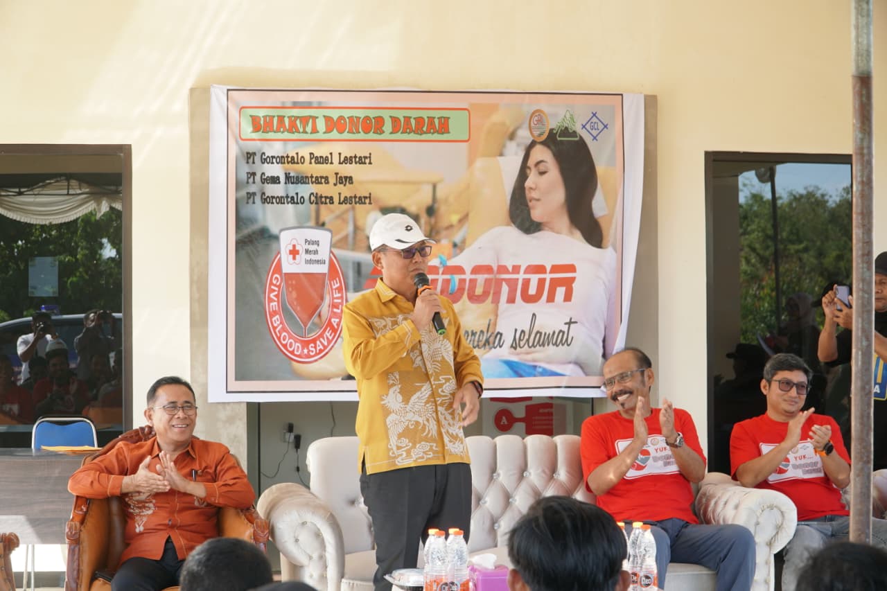 Kolaborasi Solid: Bupati Thariq Modanggu Buka Bakti Donor PMI, PT. GCL, dan WM. Alfafa di Kecamatan Monano