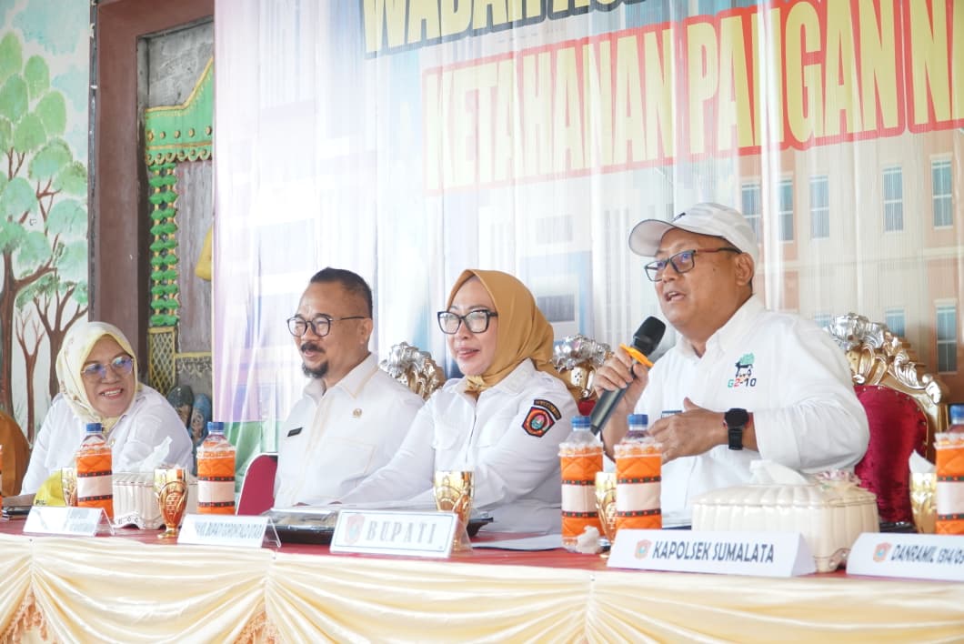 Bupati Thariq, Wabup Nurjanah, dan Wakil Ketua TP PKK Hadir dan Buka Rembuk Pangan “Matolohulawa” di Kecamatan Sumalata Timur