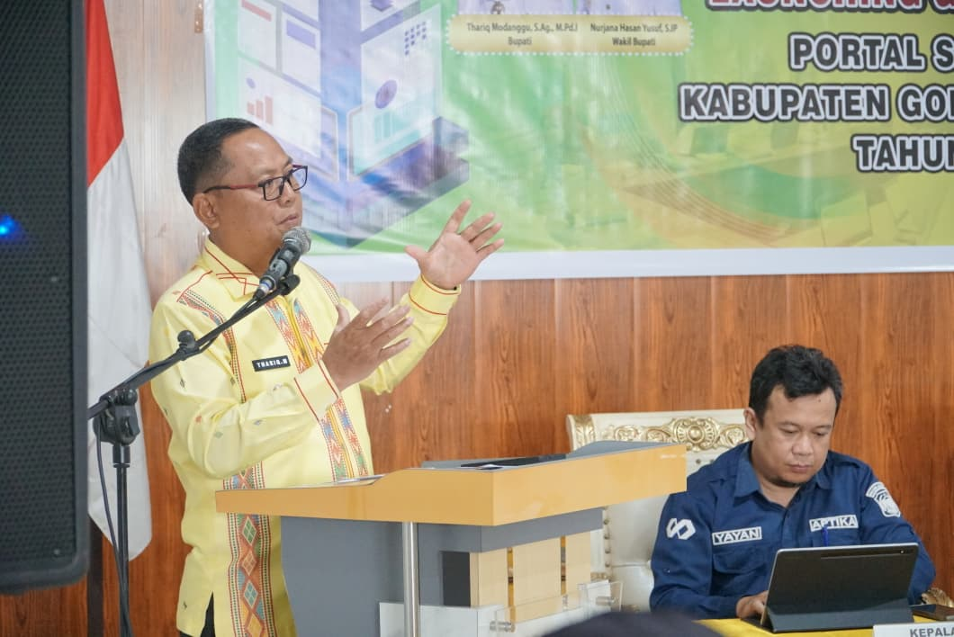Portal Satu Data Diluncurkan, Bupati Thariq: Langkah Konkret Menuju Data Terintegrasi di Gorut