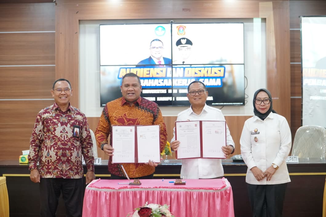 Bupati Thariq Modanggu dan Wabup Nurjanah Hasan Yusuf : Jajaki Kerja Sama dengan UNG untuk Kemajuan Gorontalo Utara