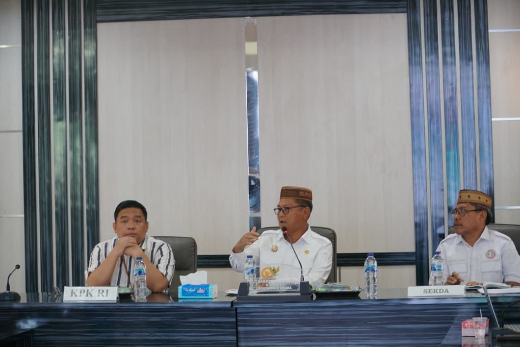 Bupati Thariq Pimpin Rakor Pencegahan Korupsi Bersama Tim Korsupgah KPK RI