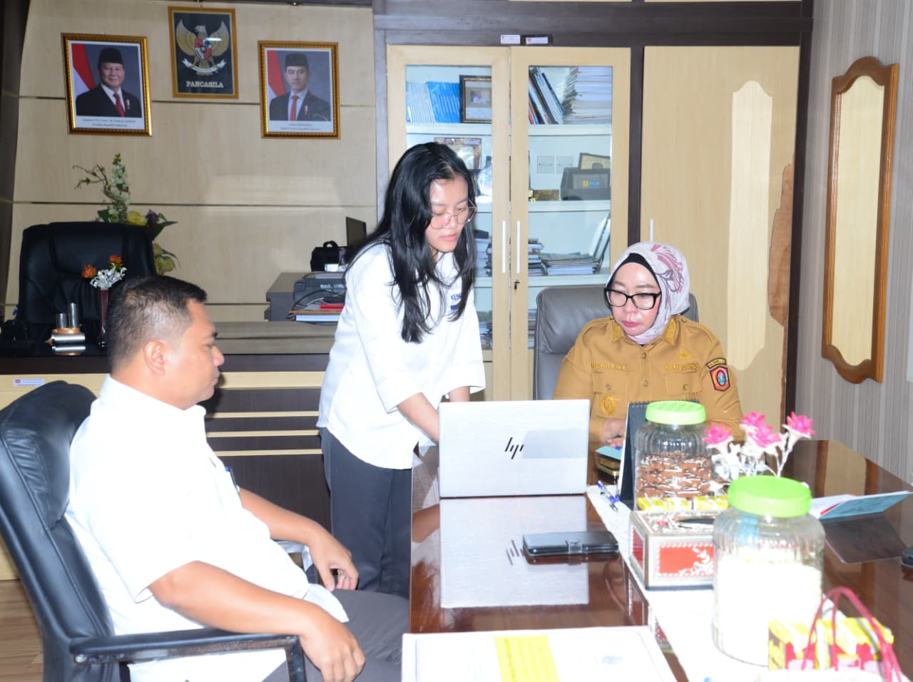 Wakil Bupati Gorontalo Utara Terima Audiensi Kepala Kantor Pajak Limboto