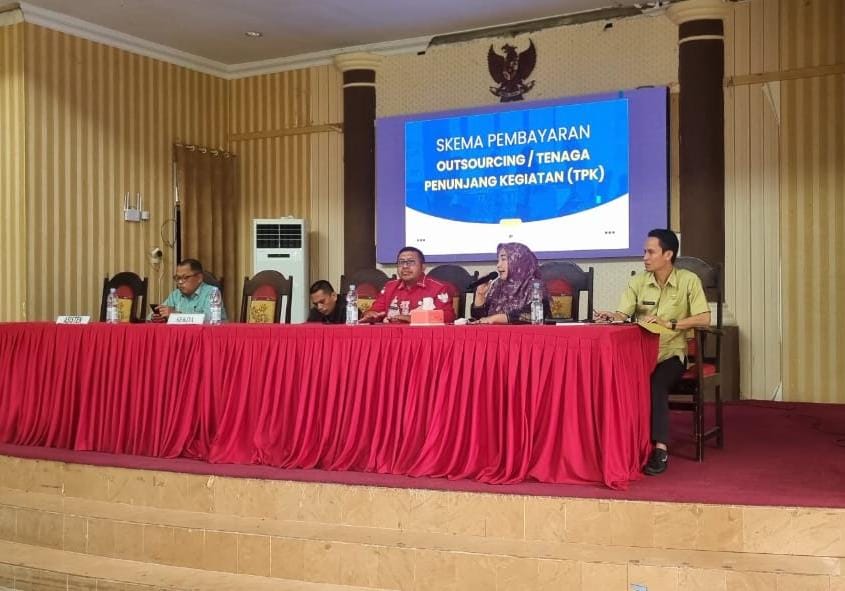 Asisten III dan Kaban Keuangan Hadiri Pertemuan dengan Outsourcing dan TPK, Jelaskan Skema Pembayaran