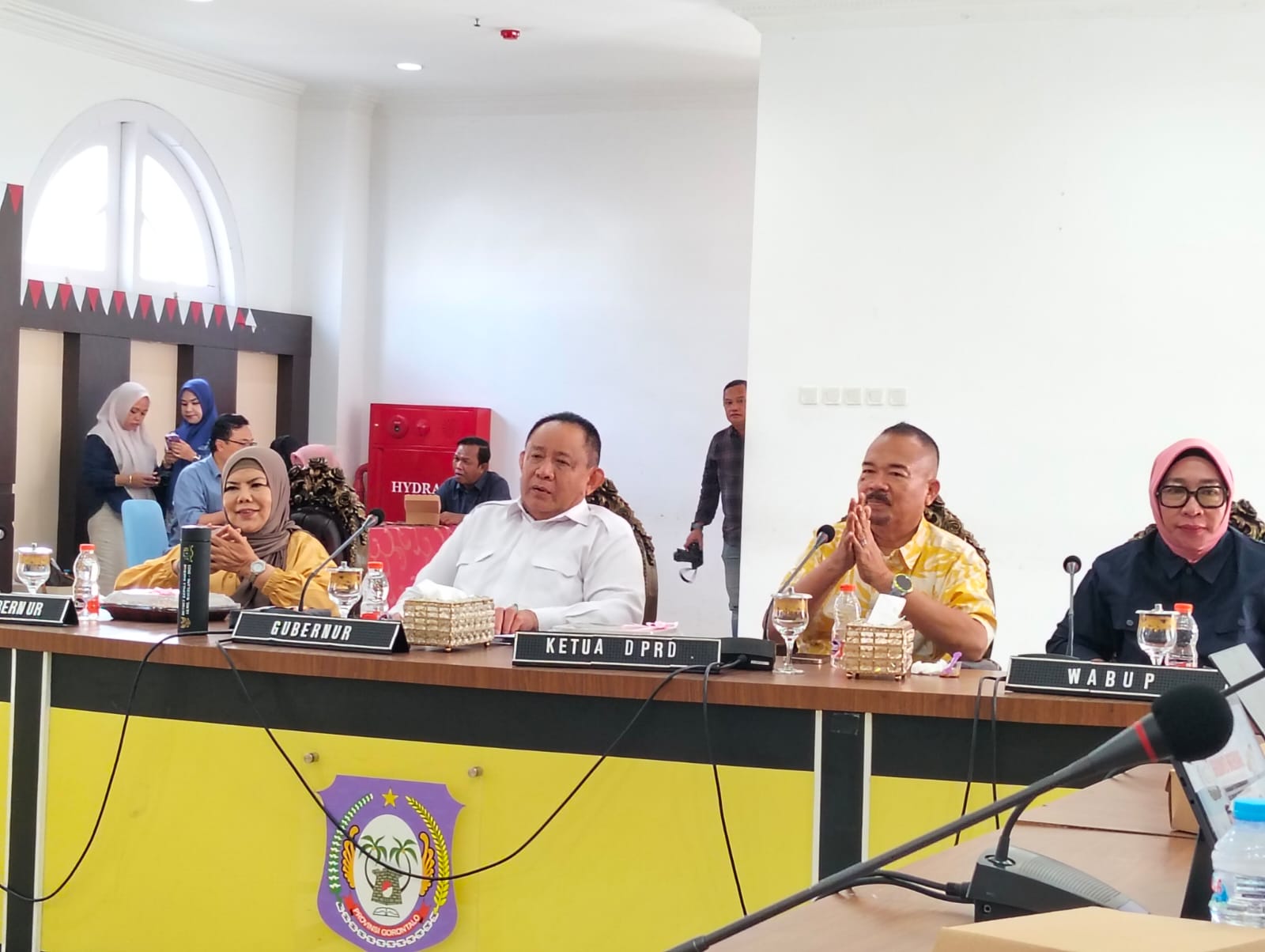 Wabup Nurjanah Hadiri Rapat Koordinasi Persiapan Pencanangan Ground Breaking Hilirisasi Industri Ayam Terintegrasi di Gorontalo Utara