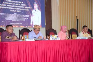 Wabup Nurjanah Hasan Yusuf Buka Konsultasi Publik Rancangan Awal RKPD Kabupaten Gorontalo Utara Tahun 2027