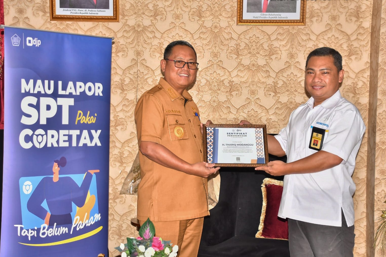 Bupati Thariq Modanggu Terima Audiensi Kepala Kantor Pajak Pratama Limboto