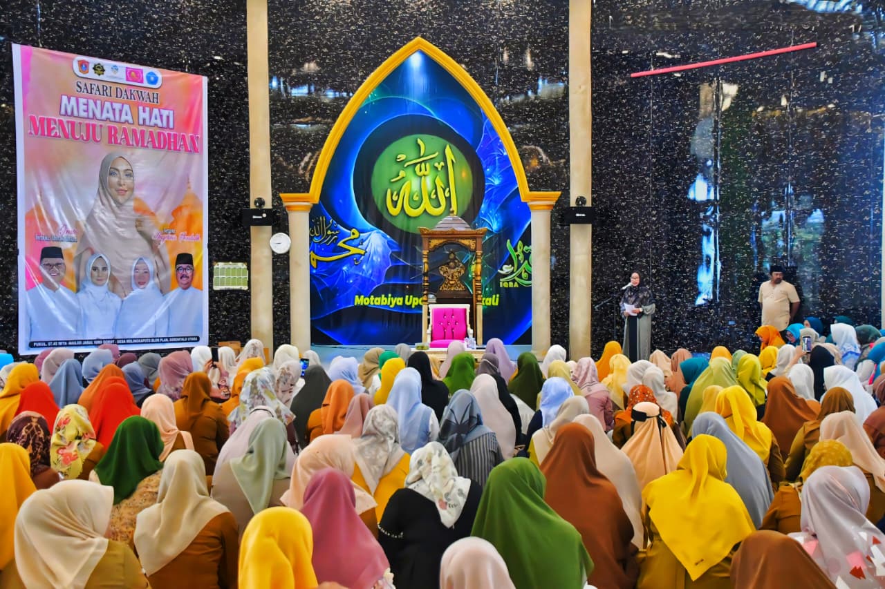 Wabup Nurjanah Hasan Yusuf Hadiri Safari Dakwah Angelina Sondakh